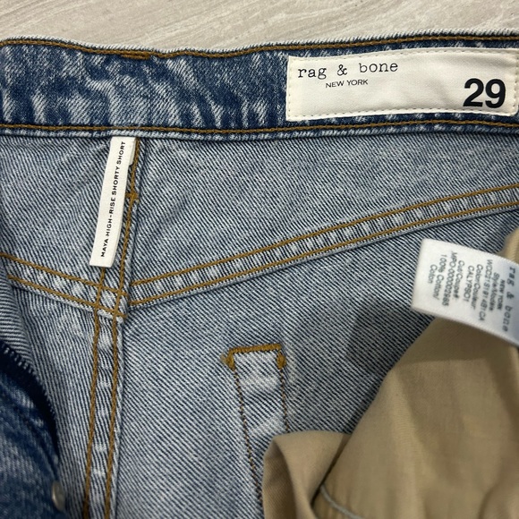 Rag and Bone Maya High-Rise Shorty Short Size 29 - Picture 5 of 6